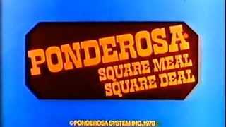 Ponderosa Restaurant Commercial (1979)