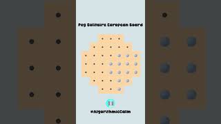 Peg Solitaire European Board