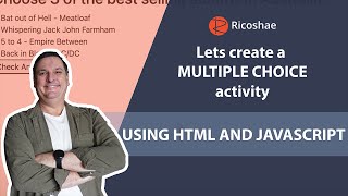 How to create a MULTIPLE CHOICE ACTIVITY using HTML and JavaScript