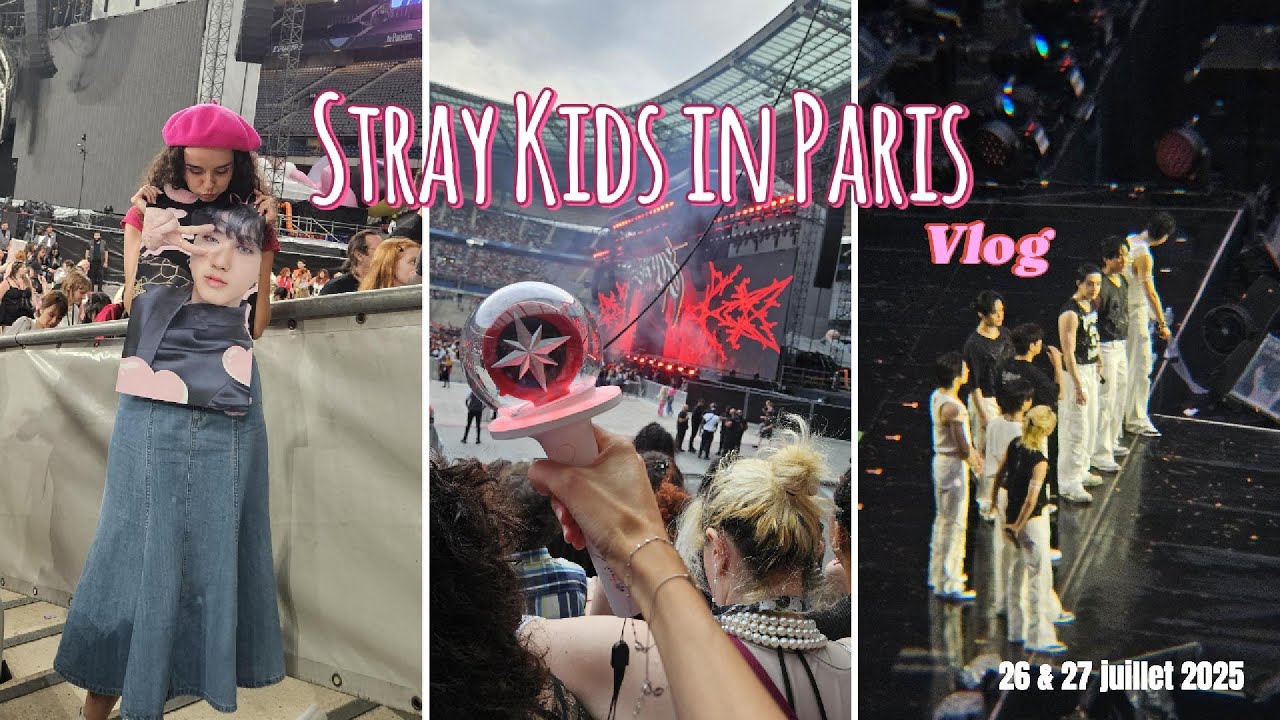 VLOG STRAY KIDS à PARIS – 2 jours de PURE FOLIE au STADE DE FRANCE (26 & 27 Juillet)