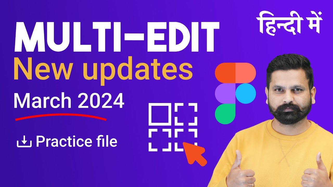 figma new updates figma March 2024 by graphics guruji #multieditfigma