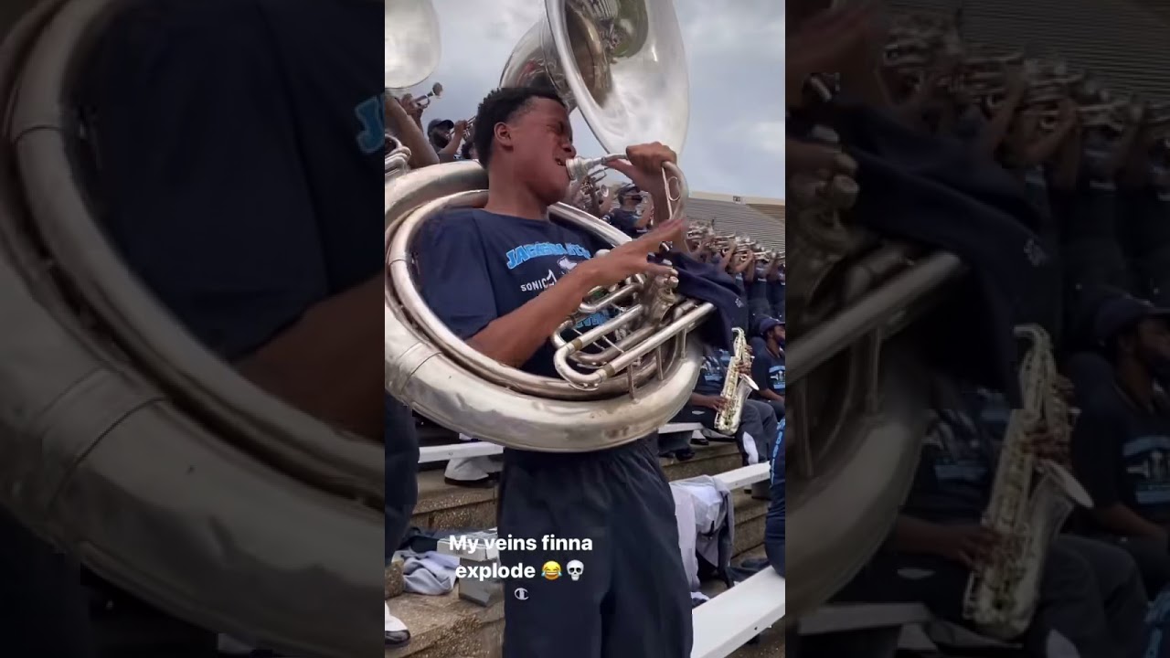 Jackson State University Marching Band 2021 “So Amazing” tuba view