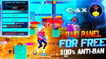 Antiban Free Fire Panel  || Free Fire Mod Menu 100% Safe 💀 Free Fire Injector Safe ✅  || #freefire​