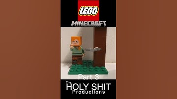 Lego minecraft stop motion The tree part 3. Alex is still trying to chop down that tree! epic movie!