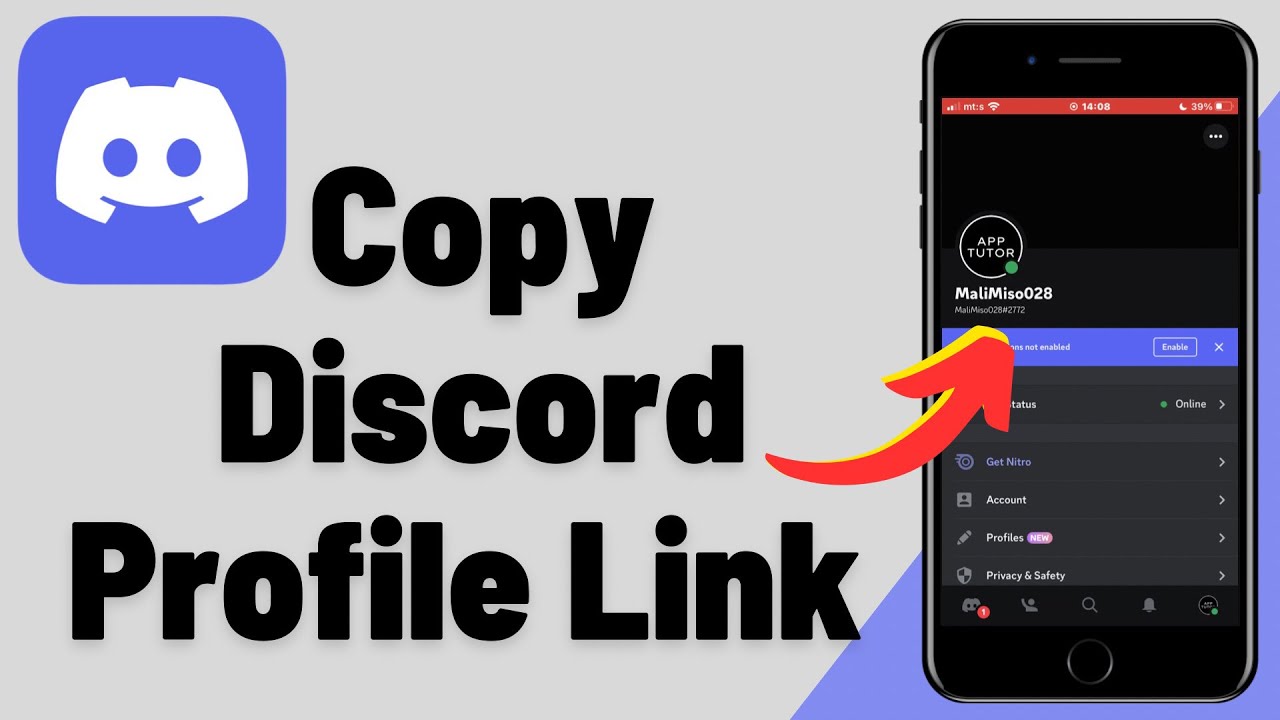 how-to-copy-discord-profile-link-on-mobile-ios-android-youtube