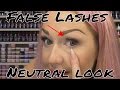 How to Apply Makeup Ready for Lashes and How to Correctly Apply False Eyes Lashes - Makeup Tutorial