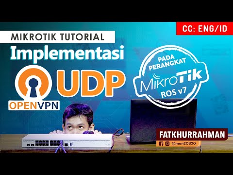 Implementasi OVPN UDP di RouterOSv7 - MIKROTIK TUTORIAL [ENG SUB]