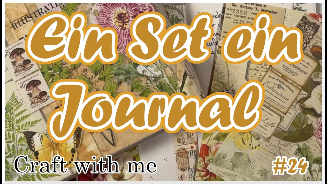Ein Set ein Journal || Craft with me || #24 - YouTube