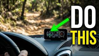 Autosirs M60 Off-Road GPS HUD – Pitch/Roll Gauge with Speedometer & Tilt Alerts screenshot 1