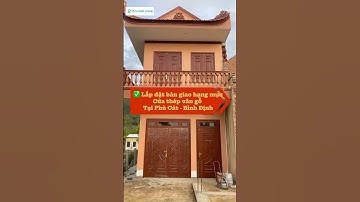 ✅ Hoabinhdoor tiếp tục bàn giao hạng mục cửa thép vân gỗ tại Phù Cát - BìnhĐịnh #cuathepvango