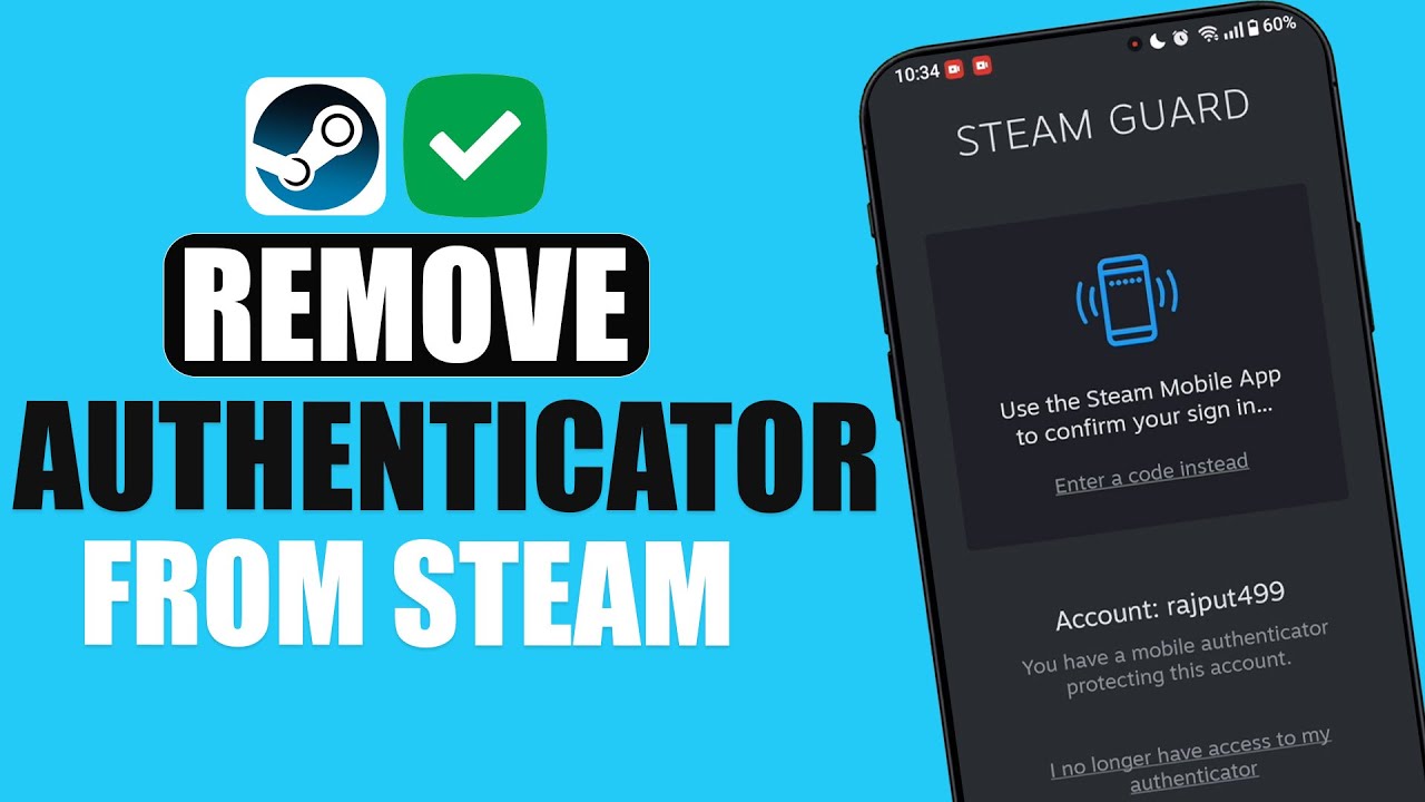 Как удалить мобильный аутентификатор Steam Guard | Как отключить мобильный аутентификатор Steam G...