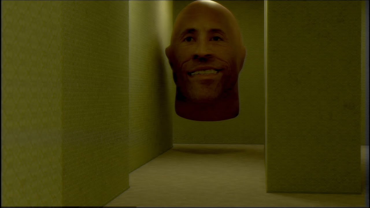 The Backrooms || The Rock Encounter (found footage) - YouTube