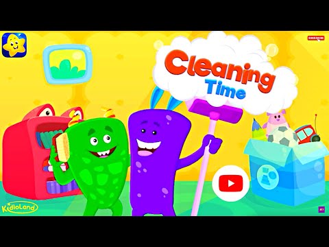 House Cleaning For Children KidloLand Kids Toddler Games Full Gameplay 