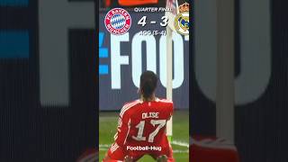 BAYERN REAL MADRID QUATER FINAL