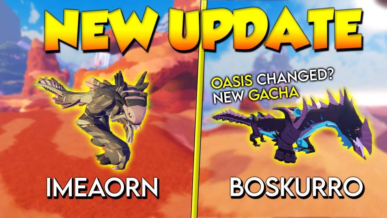 New Monster Gacha upcoming creature Vahiaex in comparison to the African  Elephant and Korathos.