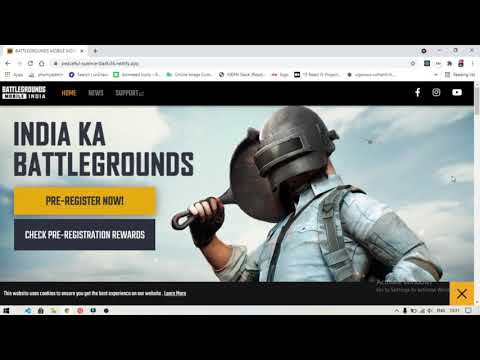 BATTLEGROUNDS MOBILE INDIA WEBSITE CLONE USING  REACT JS