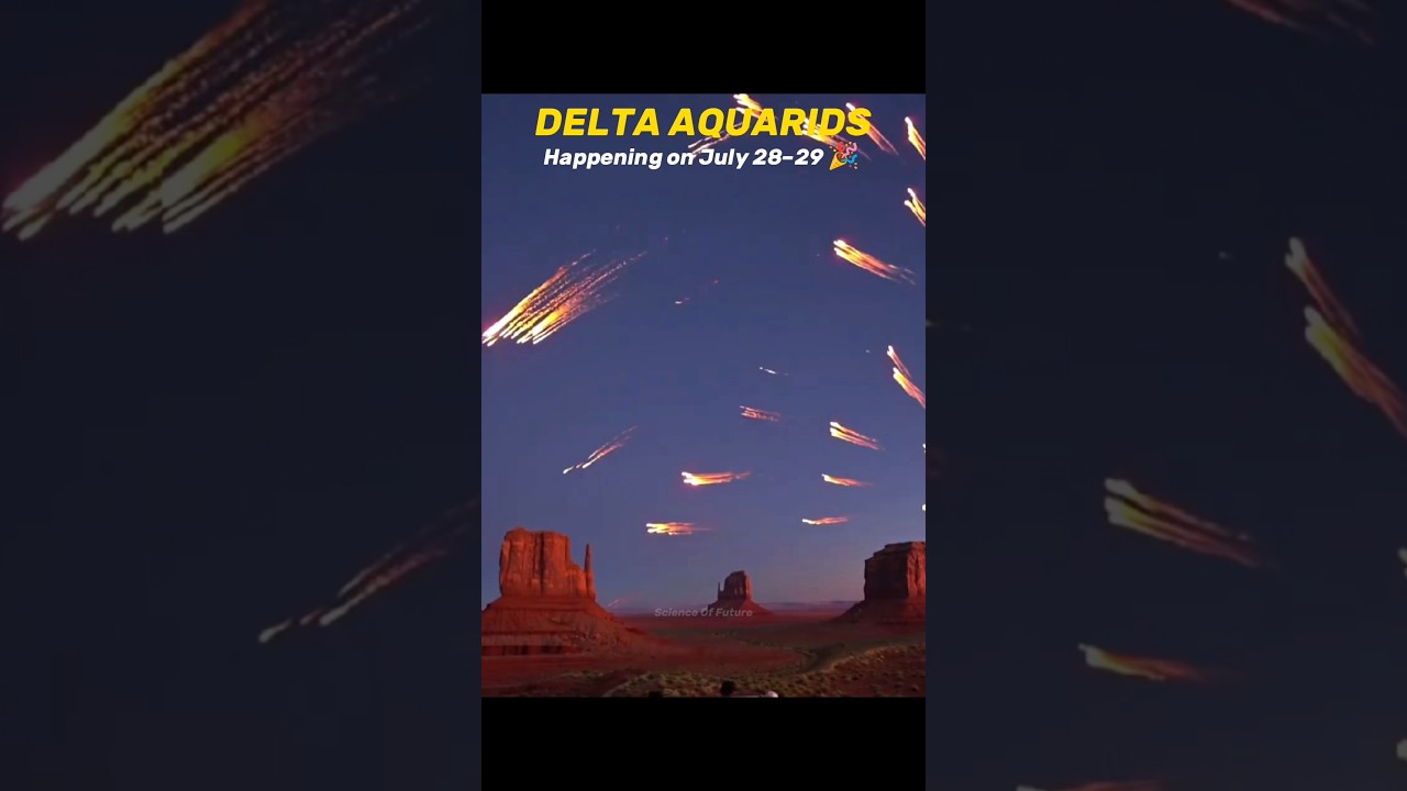 A Rare Delta Aquariids Meteor Shower is Coming ☄️💀 #space #shorts #science #astronomy #video