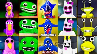 Garten of Banban 2 ALL JUMPSCARES vs NEW MINECRAFT vs ROBLOX | NabNab, Opila Brid, Jumbo Josh