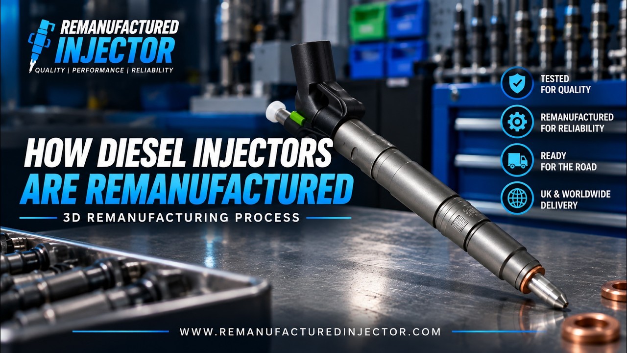 Diesel injector remanufacturing process video — Remanufactured Injector