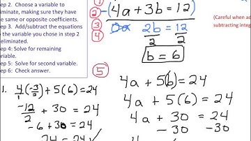 Solving Systems of Linear Equations by Elimination Part 1 (9.2.1)