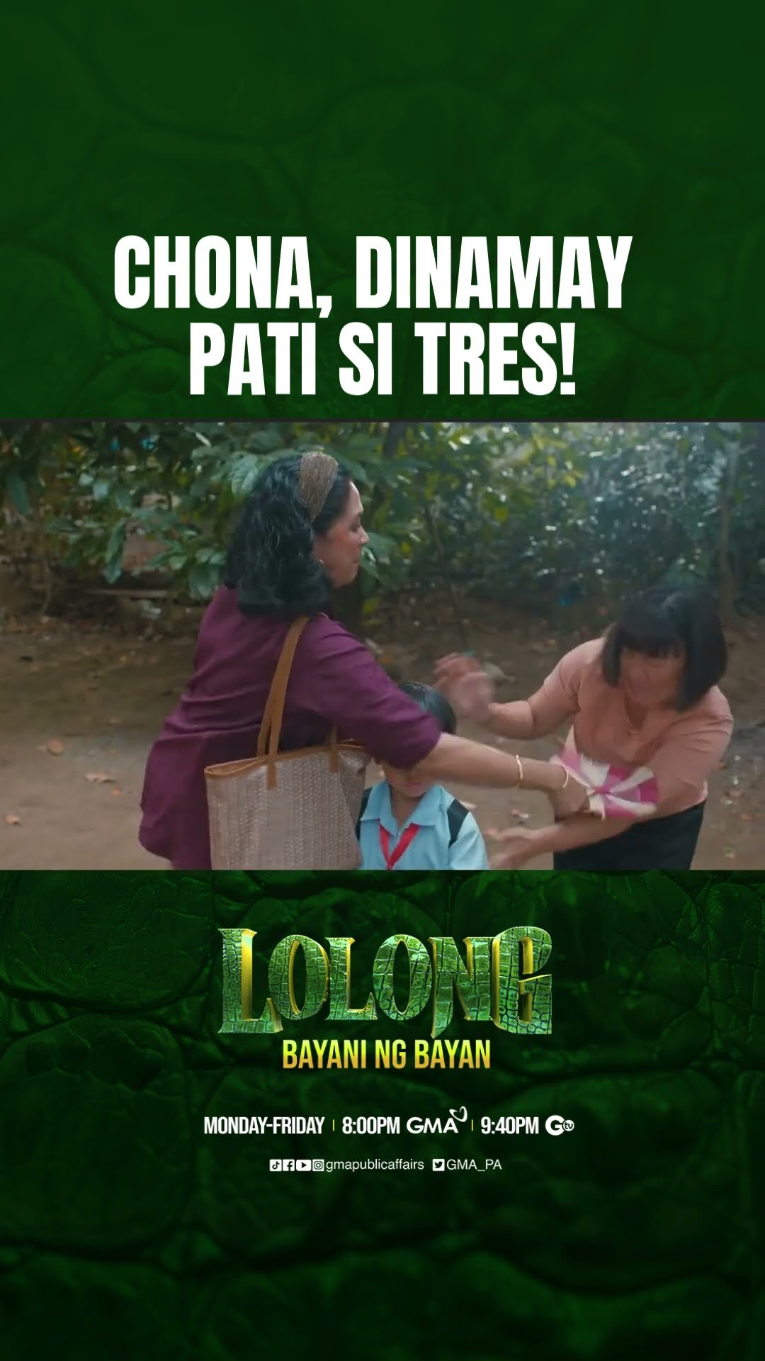 Chona, dinamay pati si Tres! | Lolong 2
