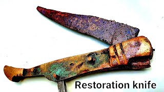 Restoring Rusty old pocket knife / Restoration knife