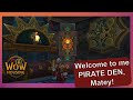 I Built a HIDDEN Pirate Cove in a Cave! (WoW Housing Tour)