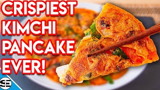 Crispy Korean Kimchi Pancake - Ultimate Crunch & Flavor!