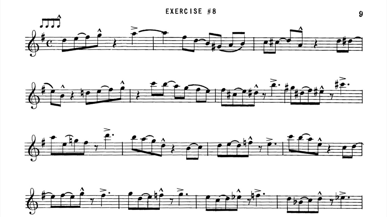 Lennie Niehaus / Intermediate Jazz Conception for saxophone vol. 2