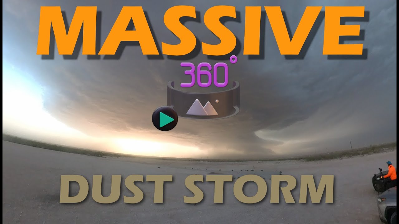 West Texas Dust Storm UNLEASHES Its Fury On Us - YouTube