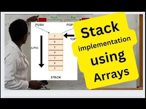 Implementation of Stack using Array | Data Structure and Algorithm ...