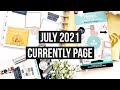 Plan With Me | July 2021 Currently Page | Wedding Memory Keeping Page | Big Happy Planner