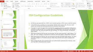 SSH Configuration Presentation