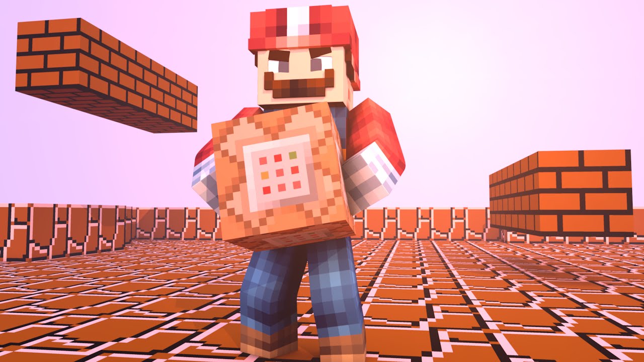 MÁRIO NO MINECRAFT COM COMMAND BLOCK ! - YouTube
