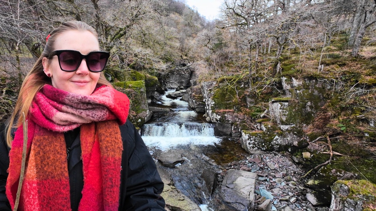 An Idyllic Waterfall Walk in Scotland