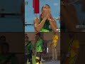 Usain Bolt’s reaction to Wayde van Niekerk smashing the 400m WR at #Rio2016 😤