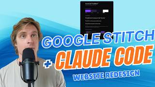 How to use Google Stitch with Claude code to redesign websites