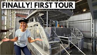 FIRST TOUR EVER 🤯 Building a Long-Range Aluminium Explorer Catamaran eps. 12