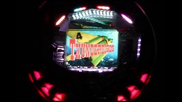 Thunderbirds Fuji Pachinko machine attract mode