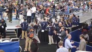 NCAA Final Four -- UConn Band Plays During Practice