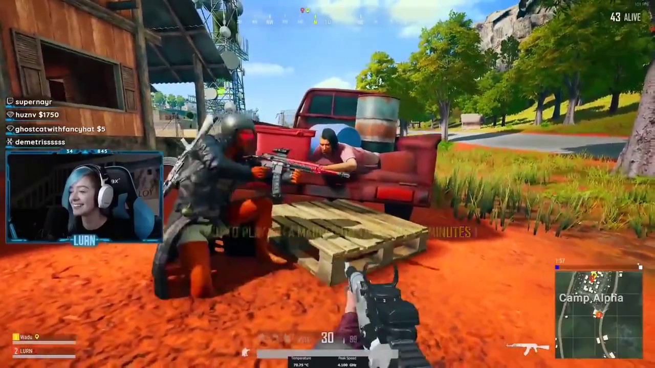 Wadu Hek sing Take me home, Country roads for Lurn