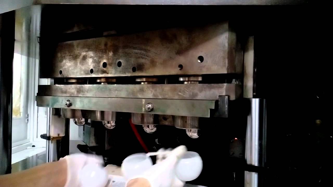 LED cover Injection blowing process of Our factory (GYD) - YouTube