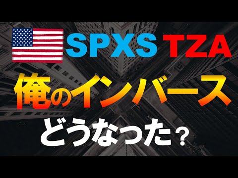 【米国株ベア・インバース強い】弱気相場でも稼げる！SP500ナスダックの大暴落は近い！