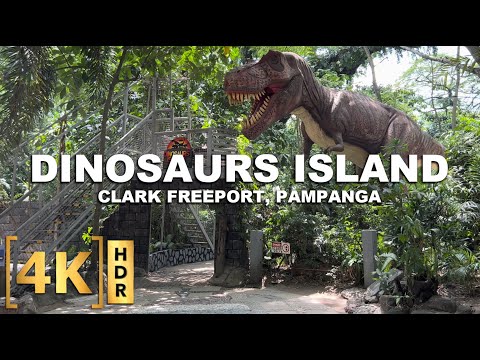 Walking Tour at Dinosaurs Island Clark | 4K HDR | Clark Freeport, Pampanga | Philippines