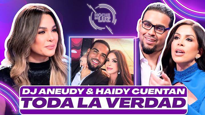 HAIDY CRUZ AND DJ ANEUDY EXPOSE THEIR LOVE TO THE WORLD FOR THE FIRST TIME