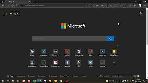 Microsoft Edge New tab page now has 2 rows of quick links