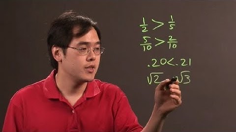 How to Compare Real Number Expressions : Math & Calculus Tips