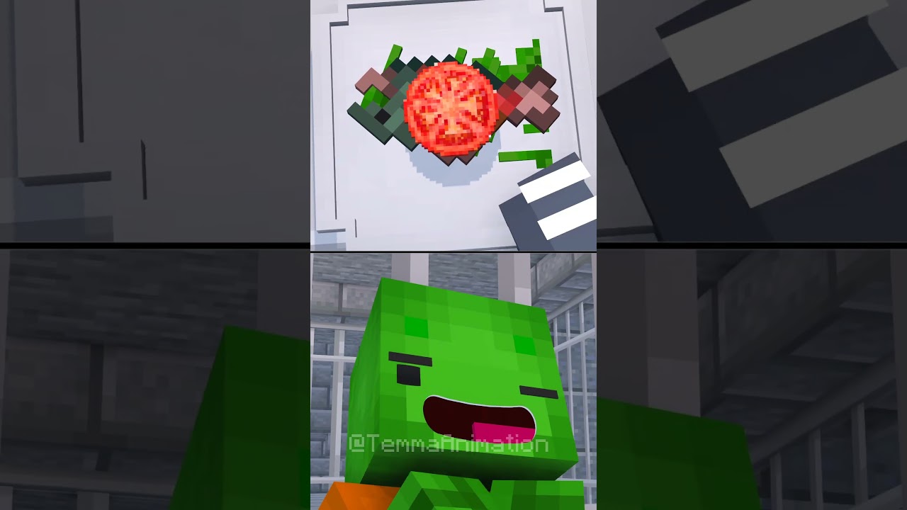JJ and Mikey 300IQ with JJ Sister 💖😭- MAIZEN Minecraft Animation #minecraft #shorts