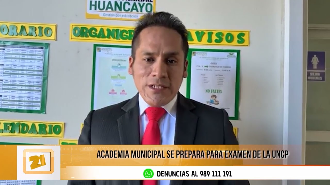 Más de 300 alumnos se preparan para el examen de admisión de la UNCP