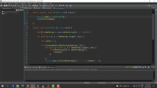 char count in given string without using libraries